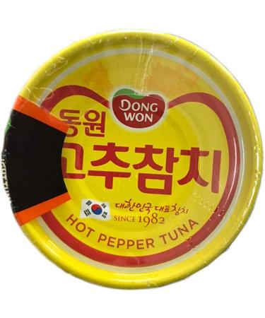 Dongwon Gochuchamchi Light Tuna With Hot Pepper Sauce In Canola Oil 150g X 4 (600g) - Buy Online on GoSupps.com
