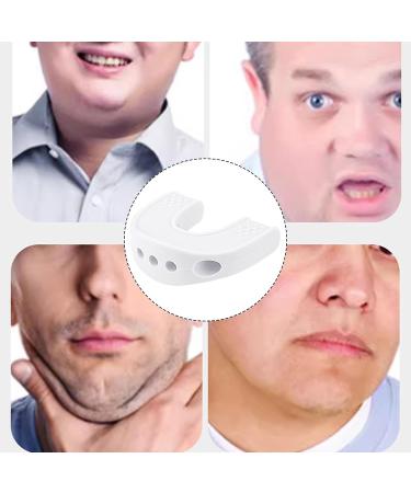 Jaw Lines Sculptor - Silicone Double Chin Reducer Jawline Exerciser | Portable Jawline Shaper Jaw Strengthener for Adults Women Men White - Buy Online on GoSupps.com