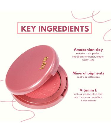 Tarte Amazonian Clay 12-Hour Blush in Seduce - Rosy Nude | Long-lasting Natural Flush - Buy Online on GoSupps.com