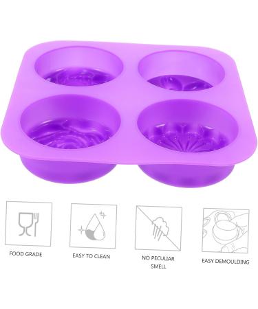 Zerodeko 6 Pcs Handmade Soap Mold Baking Muffin Mold Donut Candy Silicone Muffin Mold Baking Accessory Silicone Tools Silicone Molds Silicone DIY Mold Chocolate Silica Gel Roses Purple 3X16.6X16.6CMx6pcs - Buy Online on GoSupps.com