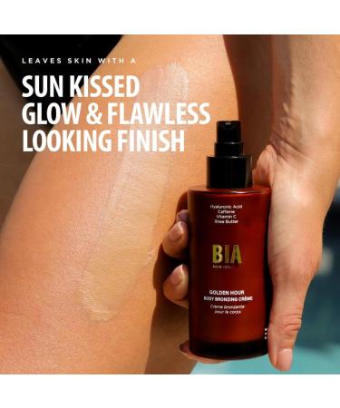 Golden Hour Bronzing Cream | Age-Defying Vegan Body Bronzer | Long-Lasting Natural Glow | Paraben-Free & Fast Absorbing - Buy Online on GoSupps.com
