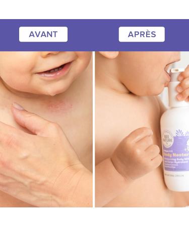 Bee Nature - Baby Body Milk - Organic Honey - Moisturizing and Nourishing - Eczema Relief - 99% Natural - YUKA 100/100-200ml - Buy Online on GoSupps.com