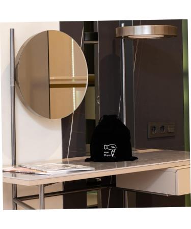 Portable Hair Dryer Storage Bag | Hair Tool Organizer for Travel | Flannel Blow Dry Bag with Drawstring - Buy Online on GoSupps.com