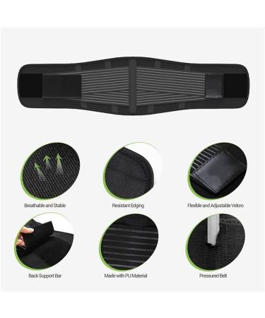 Breathable Lower Back Support Orthosis for Men & Women - Lumbar Vertebrae Decompression Belt for Pain Relief Sciatica & Scoliosis - XXL Black - Buy Online on GoSupps.com