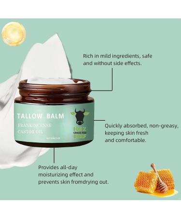 Jugaoge 1Pc Lightweight Facial Moisturizer for Women Girls Dry Skin with Beef Tallow Hydration Nourishing Smooth Texture Non Greasy Fast Absorbing Daily Cream Green One Size One Size Green - Buy Online on GoSupps.com