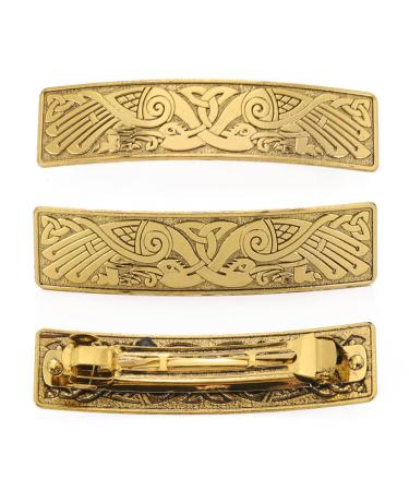 DreamTimes Flying Cranes Metal Hair Clip | Viking Celtic Knot Design | Stylish Hair Accessories Gift for Women - Buy Online on GoSupps.com