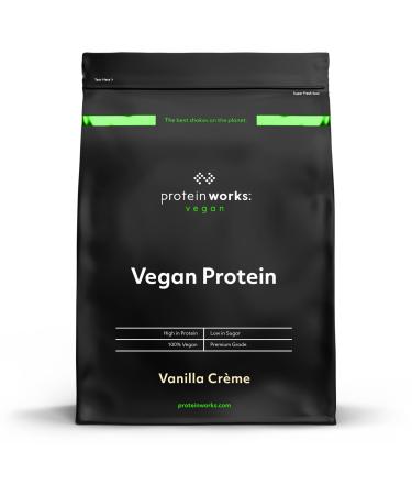Protein Works - Vegan Protein - 100% Plant-Based - Gluten Free - Low Fat - Vanilla Cream - 1kg