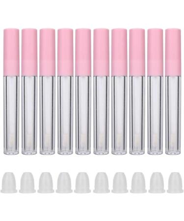 Brrnoo 10-Pack Refillable Lip Gloss Bottles | DIY Empty Lip Balm Containers | Travel Makeup Accessories (2.5 ml Each) - Buy Online on GoSupps.com