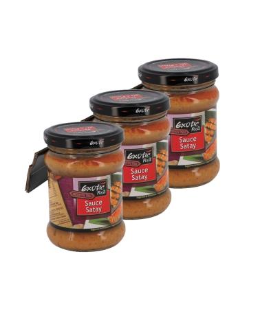 Exotic Food Set of 3x Satay Sauce - Pot 200g