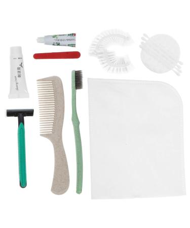 Gatuida disposable Dentalkit disposable kit 1 set The daily requirements toothbrush soap fabric cosmetics bag travel cleaning set personal cleaning