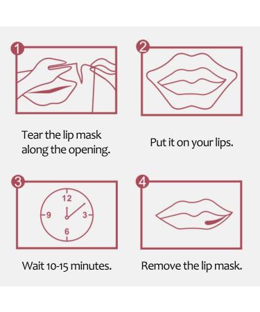 30 Collagen Crystal Lip Masks - Nourishing Gel Pads for Dry Cracked Lips | Anti-Aging & Repair Treatment - Buy Online on GoSupps.com