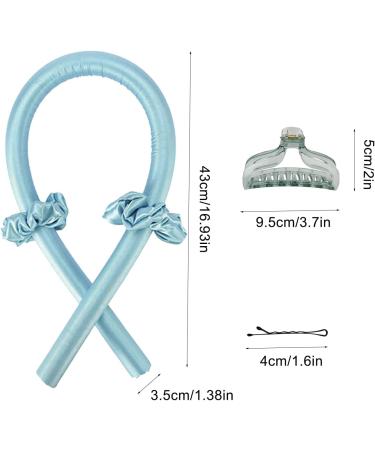 Heatless Curling Rod Headband for Long Hair - No Heat Sleeping Hair Rollers for Soft, Shiny Waves - DIY Hair Styling Set - Buy Online on GoSupps.com