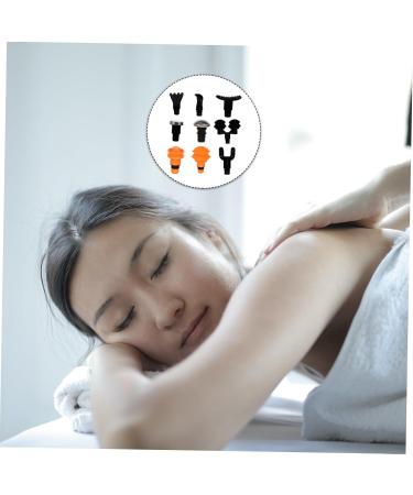 Anneomas 9-Piece Massage Head Set - Fascia Attachments for Athletes & Pain Relief | Enhance Your Massage Experience - Buy Online on GoSupps.com