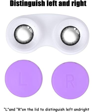 6-Piece Contact Lens Case Set with Integrated Mirror - Durable Storage Containers for Safe Lens Protection - Buy Online on GoSupps.com
