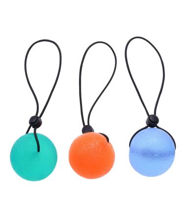 Beavorty grip balls 3 pc. Strengths Ball Power balls train fitness hand therapy pallages fitness equipment exercises squeezeball massage powerball ball squeezing tools stress balls