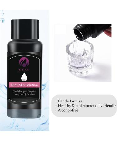 Slip Solution 60ml For Nail Builder Gel Poly Nail Extension False Nail Gels Nail Extension Builder Enhancement Crystal Poly Builder Gel For Manicure BeginnersNail Art French (60ML) - Buy Online on GoSupps.com