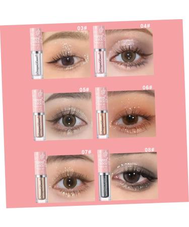 Hemoton 8pcs Eye Shadow Sparkly Eyeshadow Glitter Eye Makeup Tools Shiny Eyeshadow Glitter Eye Makeup Women Glitter Eyeshadow Shimmer Eyeshadow Makeup Supplies Eye Highlight Eyeshadow - Buy Online on GoSupps.com