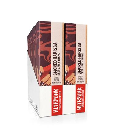 HLTHPunk Harissa Chili Paste - Traditional Tunisian Spread for Cooking - Non-GMO, Vegan, Gluten-Free, Spicy Red Pepper Hot Sauce - 2 Pack - Buy Online on GoSupps.com