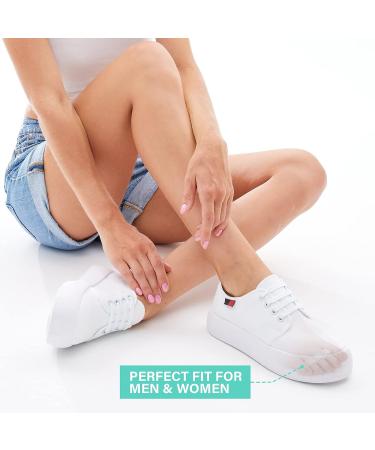 ERGOfoot Hammer Toe Corrector 4 PCS - Toe Straightener & Separator Loops for Foot Pain Relief - Men and Women - 2 Pairs - Buy Online on GoSupps.com