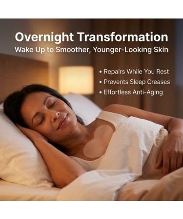 Anti-Wrinkle Silicone Chest Patches 2PCS Reusable Chest Pads for Side Sleeping Lines Overnight Neck & D collet Care Self-Care Beauty Essential Valentine s Day Gift for Her - Buy Online on GoSupps.com