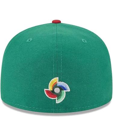 Mexico Baseball World Classic 2PCS Hat Set - Green+Black - Size 7 1/4 - Buy Online on GoSupps.com