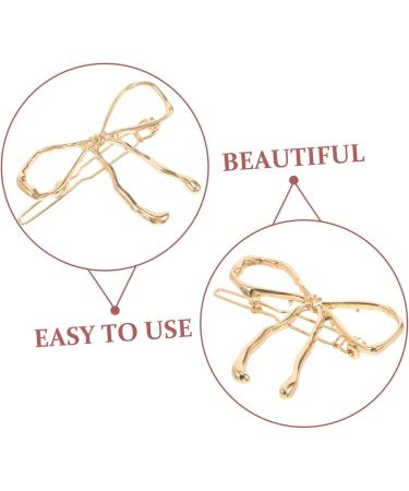 FRCOLOR Bow Hairpin Hair Pin Hair Accessories Tiara Hair Clips Hair Barrettes Cute Hair Clip Bow Clip for Girl Hair Bows Clip for Girls Girl Hair Bow Clip Copper Miss Headgear Fashion - Buy Online on GoSupps.com