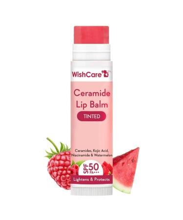wish_care TINTED CERAMIDE LIP BALM Niacinamide - For Lip Lightening & Protection 5gm