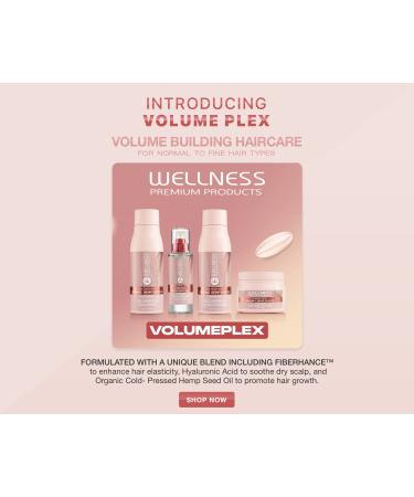 Wellness Premium Volumeplex Shampoo - Organic Hemp Seed Oil (500ml) | International Shipping Available - Buy Online on GoSupps.com