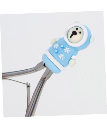 Manicure tools protect protective tent protective cap safety protection thread brush cutter nailing tool care cute scissors set fixed cover dead skin scissors silicone cover silica gel - Buy Online on GoSupps.com