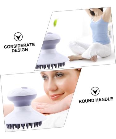 FRCOLOR 3-Pack Electric Shampoo Brush Head Scrubber - Silicone Scalp Massager & Hand Massager - Durable ABS Material - Ideal for Healthy Hair Care - Buy Online on GoSupps.com