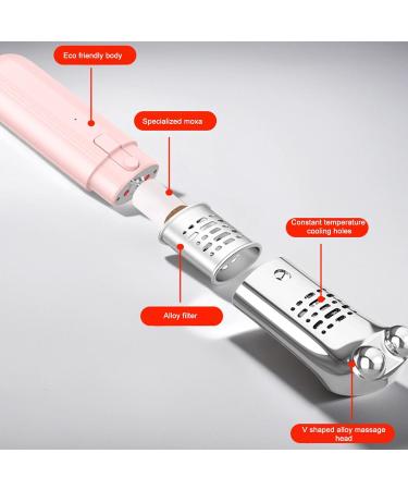 Facial Moxibustion Massager - Portable Stainless Steel Hot Stick for Fatigue Relief | Shop Internationally - Buy Online on GoSupps.com