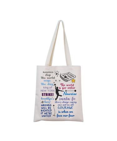 Newsies Tote Bag for Newsies Musical Newsies Newsies Newsies Music Quote News Tote