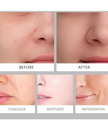 Vitamin C makeup clay cream five vitamin C clay cream vitamin C cream face moisturizing concealer for face VC Light makeup face cream brightens complexion skin protection - Buy Online on GoSupps.com