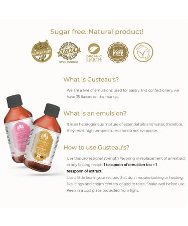 Gusteau's - Pistachio Flavor Bakery Emulsion  4 fl oz (100ml) (Pistachio) - Buy Online on GoSupps.com