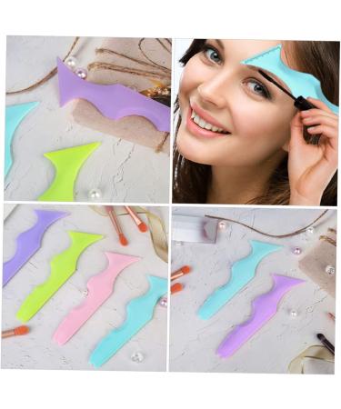 Vaguelly Eyeliner Silicone Plate 2pcs Multi-Function Eyeliner Stencil Eyelash Makeup Tool Silicone Mascara Applicator Silicone Eyeliner Aid Eyeliner Stencils - Buy Online on GoSupps.com