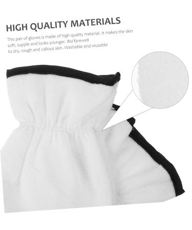 Healeved 1 Pair Wax Essential Oil Gloves Hand Care Paraffin Wax Mittens Paraffin Hand Mitts Moisturizing Hand Gloves Wax Mitts Polyester Work White Exfoliating - Buy Online on GoSupps.com