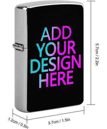 Custom Lighter Housing Personalized Lighter Case Customized Lighter Box Cover for Men Husbands Boyfriends Father Friends Family Black - Buy Online on GoSupps.com