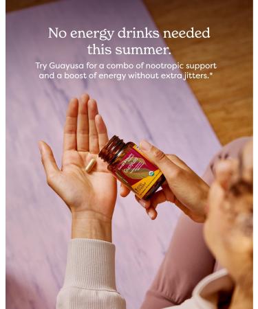 Herb Pharm Guayusa Capsules: USDA Organic Nootropic Brain Supplements for Focus Herbal Nootropic & Energy Support| 60 Vegan Capsules 30 Day Supply* - Buy Online on GoSupps.com