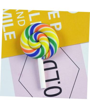 Beatifufu 12 Pieces Lollipop Jewelry Charms Lollipop Charms Rainbow Candy Gummy Caramel Candy Nail Pacifier Charms Nail Charms Manicure Bracelet Me - Buy Online on GoSupps.com