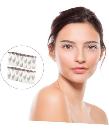 Beavorty 36 pcs eyebrow stickers waterproof stickers imitation ecological Eyebrow Tattoos Stickers post 3d 1 count (Pack of 1) Blackx3pcs - Buy Online on GoSupps.com