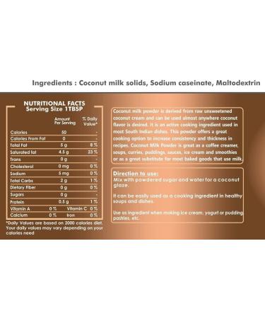 ORGANIZE AOZA Holy Natural The Miracle of World Rich Coconut Milk Powder 400 GM - Buy Online on GoSupps.com