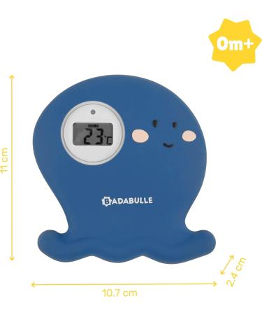 Badabulle digital baby bath thermometer Blue Octopus - Buy Online on GoSupps.com