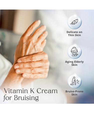 Bruise Relief Cream with Arnica & Vitamin K Extra Strength Formula for Bruising Discoloration and Thin Skin Fast-Absorbing Moisturizer for Seniors & Delicate Skin - Buy Online on GoSupps.com
