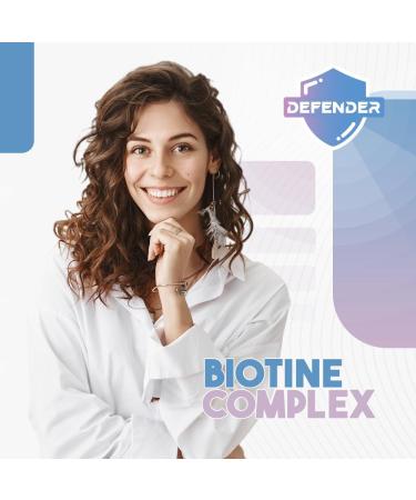 Biotine Complex - Compl ment pour Cheveux avec Biotine Cuivre Zinc S l nium et Vitamine B2 - Pour la Croissance des Cheveux des Ongles et de la Peau - 160 mini comprim s (5 mois d'Approvisionnem - Buy Online on GoSupps.com