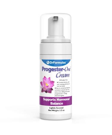 DrFormulas Progester-ONE Cream Bioidentical for Women | Menopause Relief Cream Progest with Phytoestrogens Primrose Oil Coconut Oil 3.5 oz (Mendapause) 3.5 Ounce (Pack of 1)