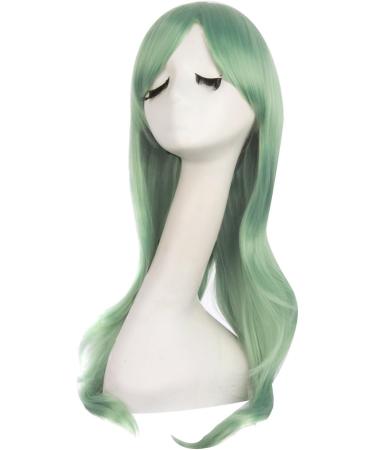 MapofBeauty 28 | 70cm Long Curly Hair Costume Cosplay Wig - Celadon Green - Buy Online on GoSupps.com