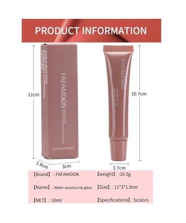 5 Colors Hydrating Lip Glow Oil - Moisturizing Tinted Gloss for Plump Soft Lips | International Shipping Available - Buy Online on GoSupps.com