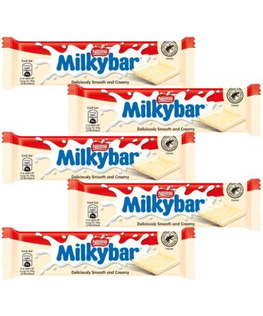 White Chocolate Bar Bundle With Milkybar White Chocolate 25g (5 Pack)