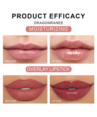 6 Pcs Fruit Roll-on Lip Gloss Set | Clear Jelly Lipstick | Plumping Hydrating Lip Oil | Perfect Gift for Women & Girls - Buy Online on GoSupps.com