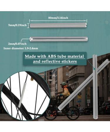 Kindoyo Spoke Reflectors for Bikes - 360 Visibility 72-Piece Bicycle Reflector Kit Alternative to Cat Eyes & Spoke Lights International Shipping - Buy Online on GoSupps.com